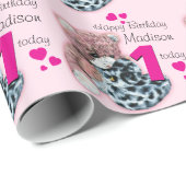 Weichen Spielwaren-Geburtstages des Geschenkpapier (Rolleneckpunkt)