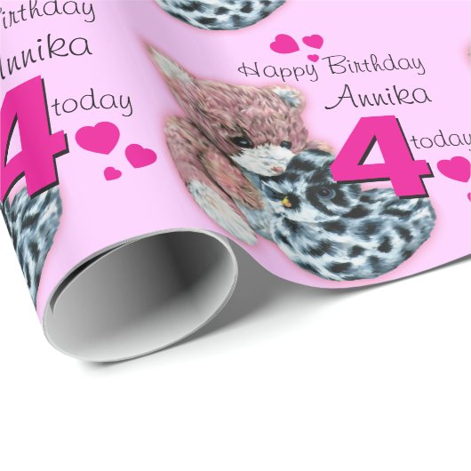 Weichen Spielwaren-Geburtstages des Geschenkpapier (Rolleneckpunkt)