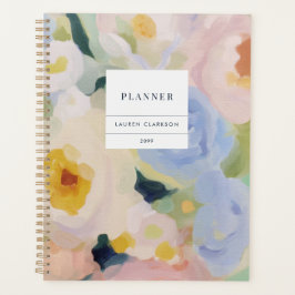 Weicher abstrakter Blumenplaner Planer
