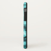 Weicher Baby-Blau Kawaii Herz-Hintergrund Case-Mate iPhone Hülle (Hinten/Links)