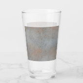 Weicher Betonpfosten mit Clay-Bild Glas (Rückseite)