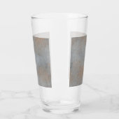 Weicher Betonpfosten mit Clay-Bild Glas (Links)