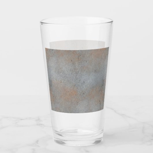 Weicher Betonpfosten mit Clay-Bild Glas (Vorderseite)