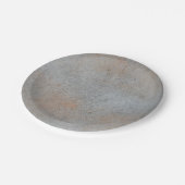 Weicher Betonpfosten mit Clay-Bild Pappteller (Schrägansicht)