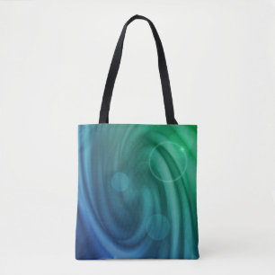 Weicher Blau und grüner Farbmix Tasche