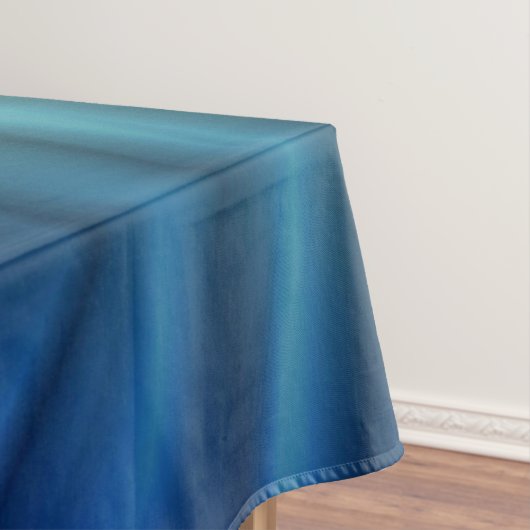 Weicher Blau und grüner Farbmix Tischdecke (Beispiel)