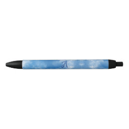 Weicher blauer Himmel Wasserfarbe Wolke Kugelschreiber