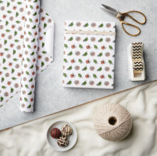 Weicher Blumengarten Geschenkpapier