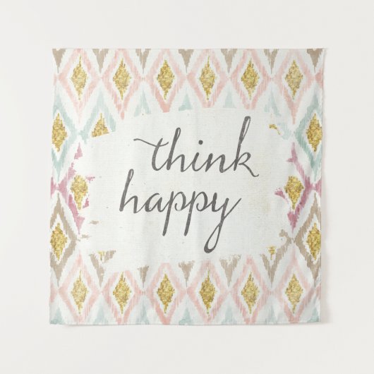 Weicher Deko V | denken glückliches Wandteppich (Vorderseite (Horizontal))