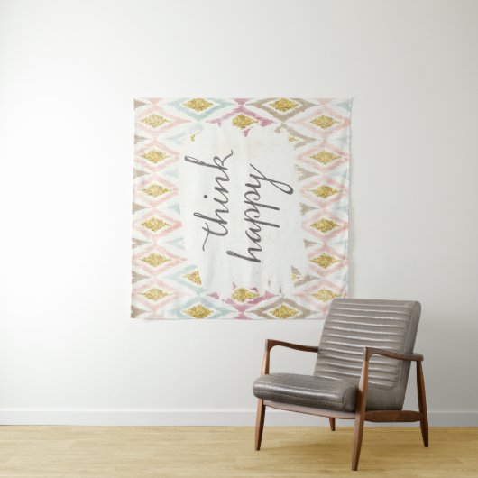 Weicher Deko V | denken glückliches Wandteppich (Beispiel)