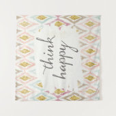 Weicher Deko V | denken glückliches Wandteppich (Vorderseite)