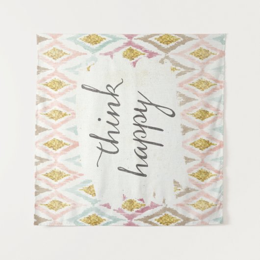 Weicher Deko V | denken glückliches Wandteppich (Vorderseite)