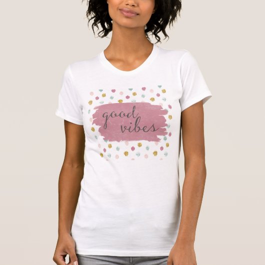Weicher Dekoiv | guter Vibes T-Shirt (Vorderseite)