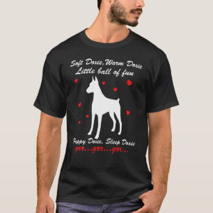 Weicher Doxie Warmer Doxie Kleiner Ball Dobermann T-Shirt