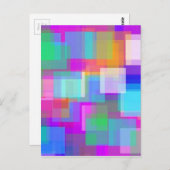 Weicher Farbmaske Postkarte (Vorne/Hinten)