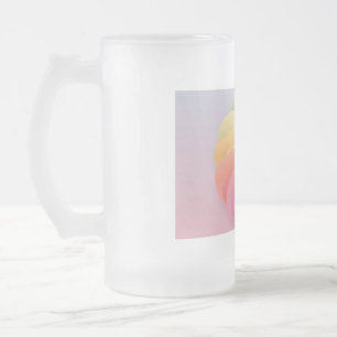 Weicher Farbverlaufswirbel Mattglas Bierglas