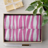 Weicher hübscher rosa Glitzerzebra-Tierdruck Seidenpapier (Geschenk)