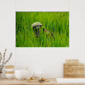 Weicher in Sägeblättern Poster (Küche)