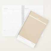 Weicher Khaki/Beige-Minimalisten-Planer Planer (Anzeige)