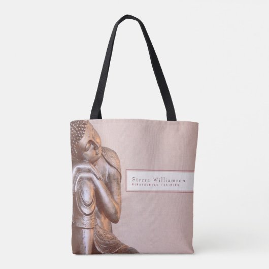 Weicher malvenfarbener friedlicher heilender tasche (Rückseite)