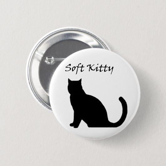 Weicher Miezekatze-Knopf Button (Vorne & Hinten)