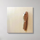 Weicher Milchfrosch auf gesteppten Leinwand (Vorderseite)