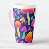 Weicher Nebel: Cartoon-Pilz-Patch Milchtasse (Linke Ecke)