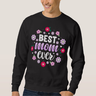 Weicher Pastell-Blumenkranz Beste Mama Aller Zeite Sweatshirt