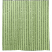 Weicher Pistazien-Glitter-Stil Minimal-Muster Duschvorhang (Vorderseite)