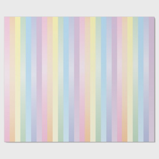 Weicher Regenbogen Geschenkpapier (Flach)