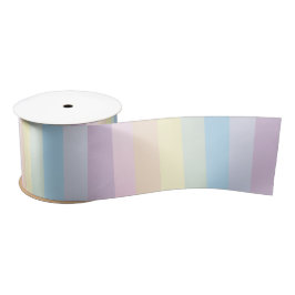 Weicher Regenbogen Satinband