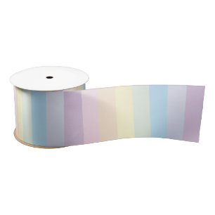 Weicher Regenbogen Satinband