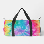 Weicher Regenbogen-Tie-Dye-Weekender-Kit Duffle Bag (Vorderseite)