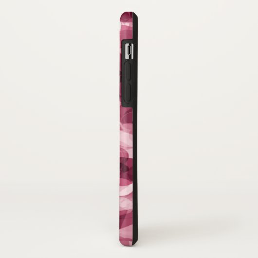 Weicher rosa Kawaii Herz-Hintergrund Case-Mate iPhone Hülle (Hinten/Links)