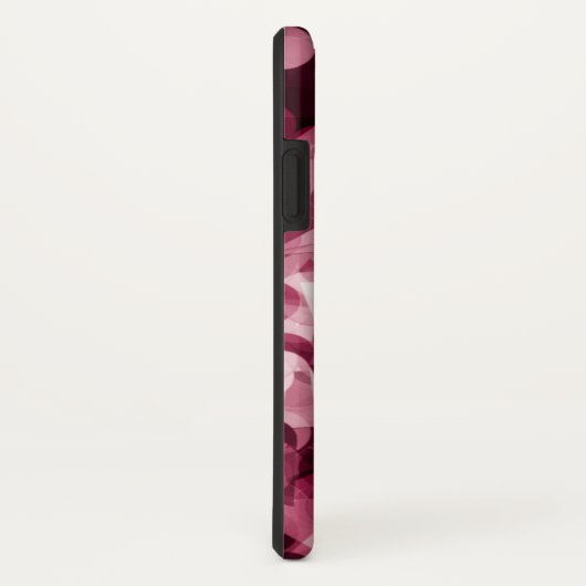 Weicher rosa Kawaii Herz-Hintergrund Case-Mate iPhone Hülle (Hinten/Rechts)