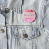 Weicher rosa Trauzeugin-Knopf besonders Button (Beispiel)