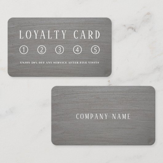 Weicher rustikaler Tascheneffekt Treuekarte (Vorne/Hinten)