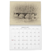 Weicher Sepia-Kalender Kalender (Mär 2027)