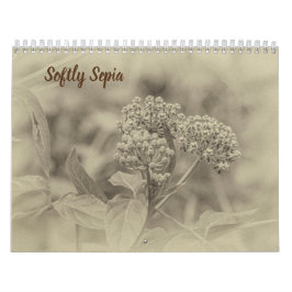 Weicher Sepia-Kalender Kalender