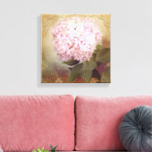 Weicher Sommer 2 Vintag Pink Hydrangea Blossom Leinwanddruck (Insitu (Wohnzimmer))