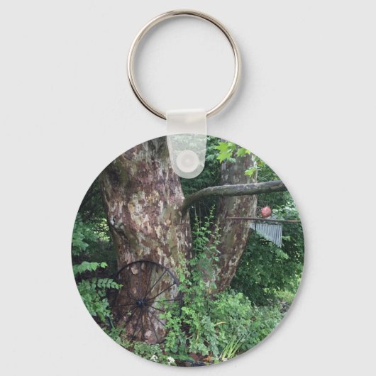 Weicher Sommerregen Schlüsselanhänger (Vorderseite)