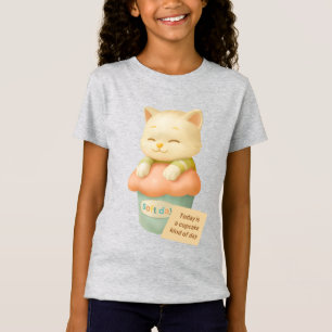 Weicher Tag: Heute ist ein Cupcake-Tag Kunst T-Shirt