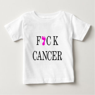 weicher Text f*ck Krebses Baby T-shirt