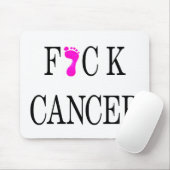 weicher Text f*ck Krebses Mousepad (Mit Mouse)