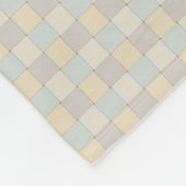 Weicher Ton gesponnene Fliesen Fleecedecke (Ecke)