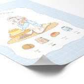 ✩°。⋆⸜ 🌸 Weicher Traum-Pudding 🌸 ⸝⋆。°✩ Poster (Ecke)