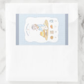 ✩°。⋆⸜ 🌸 Weicher Traum-Pudding 🌸 ⸝⋆。°✩ Rechteckiger Aufkleber (Tasche)
