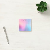 Weicher unscharfer Pastellhintergrund Post-it Klebezettel (Büro)