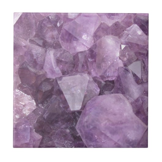 Weicher violetter Amethyst Fliese (Vorderseite)