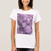 Weicher violetter Amethyst T-Shirt (Vorderseite)